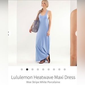 Lululemon heat wave maxi dress